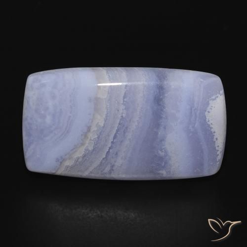 18.89ct Natürlicher hellblau Chalzedon, Kissen, Lichtundurchlässig