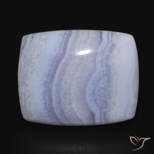 18.03ct Natürlicher hellblau Chalzedon, Kissen, Lichtundurchlässig