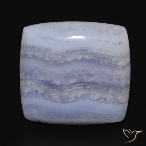 19.08ct Natürlicher hellblau Chalzedon, Kissen, Lichtundurchlässig