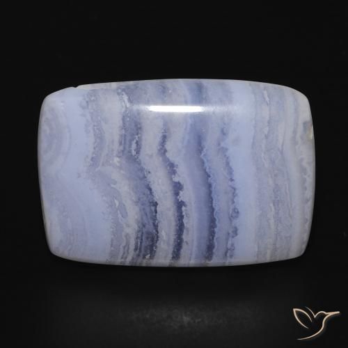 15.66ct Natürlicher hellblau Chalzedon, Kissen, Lichtundurchlässig
