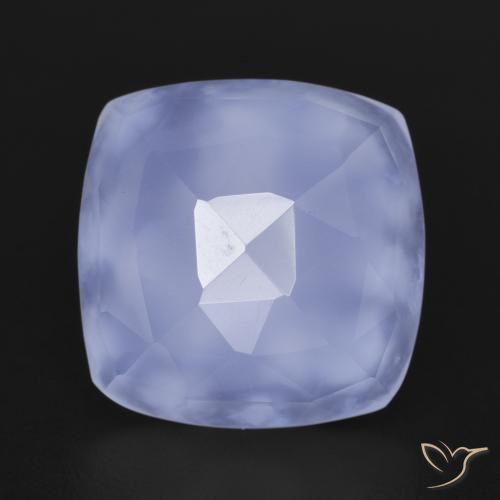7.19ct Natürlicher Königsviolett Chalzedon, Kissen, Lichtdurchlässig