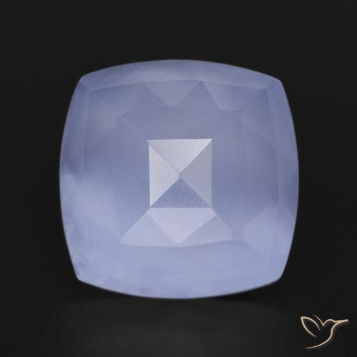 6.96ct Natürlicher Königsviolett Chalzedon, Kissen, Lichtdurchlässig
