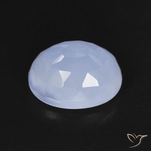 9,17 ctw natürlicher hellblau Chalzedon, Oval, Transparent