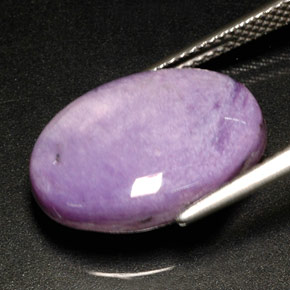 9,17 ctw natürlicher Violet Charoit, Oval Schliff, Lichtundurchlässig