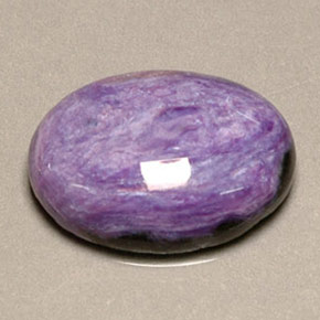 9,97 ctw natürlicher violetter Charoit, Oval Schliff, Lichtundurchlässig
