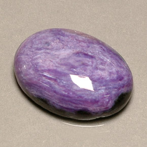 9,97 ctw natürlicher violetter Charoit, Oval Schliff, Lichtundurchlässig