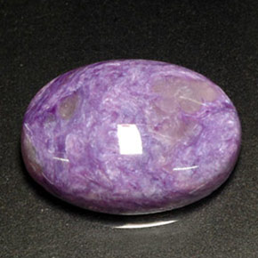 9,17 ctw natürlicher Violet Charoit, Oval Schliff, Lichtundurchlässig