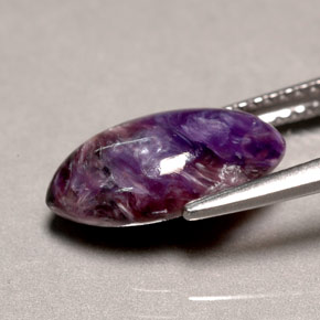 2,58 ctw natürlicher violetter Charoit, Marquise, Lichtundurchlässig