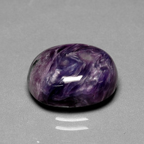 9,17 ctw natürlicher Violet Charoit, Oval Schliff, Lichtundurchlässig