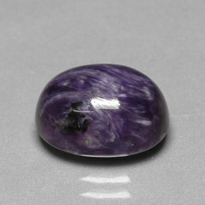 4,98 ctw natürlicher violetter Charoit, Oval Schliff, Lichtundurchlässig
