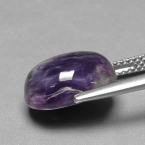 4,98 ctw natürlicher violetter Charoit, Oval Schliff, Lichtundurchlässig