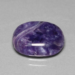 9,17 ctw natürlicher Violet Charoit, Oval Schliff, Lichtundurchlässig
