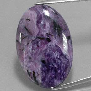 9,17 ctw natürlicher Violet Charoit, Oval Schliff, Lichtundurchlässig