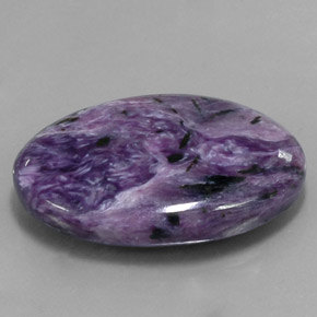 9,17 ctw natürlicher Violet Charoit, Oval Schliff, Lichtundurchlässig