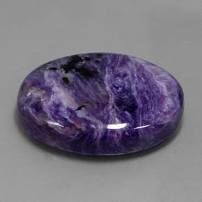 9,17 ctw natürlicher Violet Charoit, Oval Schliff, Lichtundurchlässig