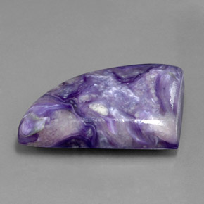 33,40 ctw natürlicher violetter Charoit, Fantasieschliff, Lichtundurchlässig