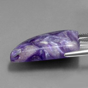 33,40 ctw natürlicher violetter Charoit, Fantasieschliff, Lichtundurchlässig