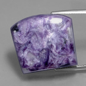 37,65 ctw natürlicher violetter Charoit, Fantasieschliff, Lichtundurchlässig