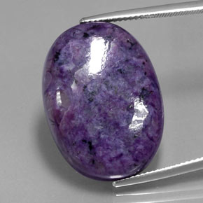 28,97 ctw natürlicher violetter Charoit, Oval Schliff, Lichtundurchlässig