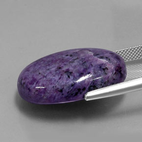 28,97 ctw natürlicher violetter Charoit, Oval Schliff, Lichtundurchlässig