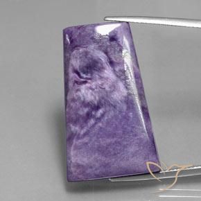 39.47ct Natürlicher tiefviolett Charoit, Baguette, Lichtundurchlässig