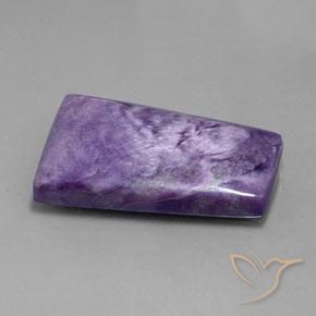 9,17 ctw natürlicher tiefviolett Charoit, Baguette, Lichtundurchlässig