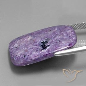 9,17 ctw natürlicher Mitteltiefes Violett Charoit, Kissen, Lichtundurchlässig