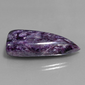 27,21 ctw natürlicher violetter Charoit, Fantasieschliff, Lichtundurchlässig