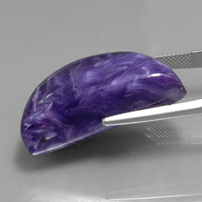 60,66 ctw natürlicher violetter Charoit, Fantasieschliff, Lichtundurchlässig