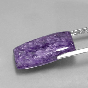 9,17 ctw natürlicher Violet Charoit, Baguette, Lichtundurchlässig