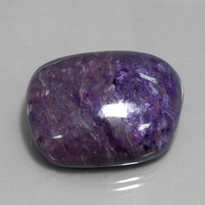 82,05 ctw natürlicher violetter Charoit, Fantasieschliff, Lichtundurchlässig
