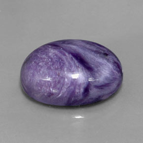 12,03 ctw natürlicher violetter Charoit, Oval Schliff, Lichtundurchlässig