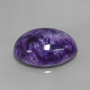 10,76 ctw natürlicher violetter Charoit, Oval Schliff, Lichtundurchlässig