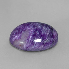 8,41 ctw natürlicher violetter Charoit, Oval Schliff, Lichtundurchlässig