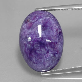 9,17 ctw natürlicher Violet Charoit, Oval Schliff, Lichtundurchlässig