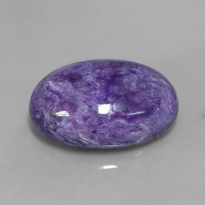 9,17 ctw natürlicher Violet Charoit, Oval Schliff, Lichtundurchlässig