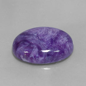 9,17 ctw natürlicher Violet Charoit, Oval Schliff, Lichtundurchlässig