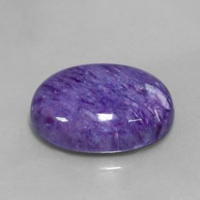 11,11 ctw natürlicher violetter Charoit, Oval Schliff, Lichtundurchlässig