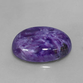 9,60 ctw natürlicher violetter Charoit, Oval Schliff, Lichtundurchlässig