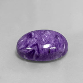 9,17 ctw natürlicher Violet Charoit, Oval Schliff, Lichtundurchlässig