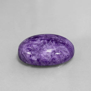 10,26 ctw natürlicher violetter Charoit, Oval Schliff, Lichtundurchlässig