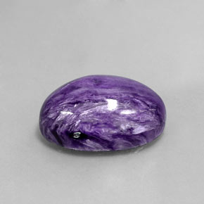 12,83 ctw natürlicher violetter Charoit, Oval Schliff, Lichtundurchlässig