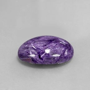 9,17 ctw natürlicher Violet Charoit, Oval Schliff, Lichtundurchlässig