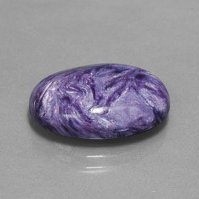 9,17 ctw natürlicher Violet Charoit, Oval Schliff, Lichtundurchlässig