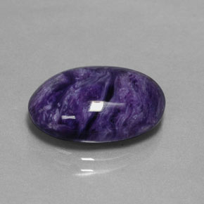 9,17 ctw natürlicher Violet Charoit, Oval Schliff, Lichtundurchlässig