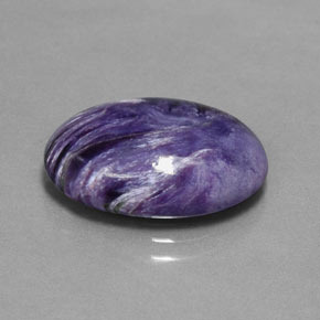 9,17 ctw natürlicher violetter Charoit, Oval Schliff, Lichtundurchlässig