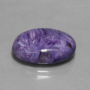 9,17 ctw natürlicher Violet Charoit, Oval Schliff, Lichtundurchlässig