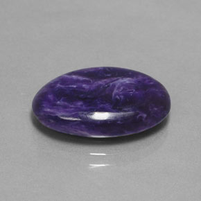7,75 ctw natürlicher violetter Charoit, Oval Schliff, Lichtundurchlässig