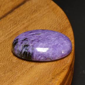 9,17 ctw natürlicher violetter Charoit, Oval Schliff, Lichtundurchlässig