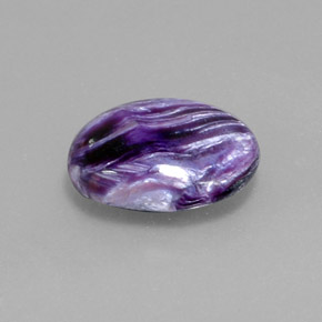 9,17 ctw natürlicher Violet Charoit, Oval Schliff, Lichtundurchlässig